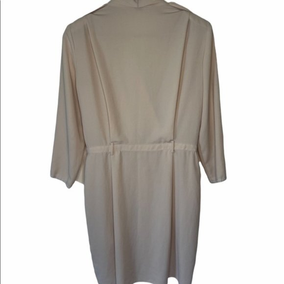 Artiza Wilfred | Elegant Blush Pink Wrap Dress | 4 - Picture 8 of 9